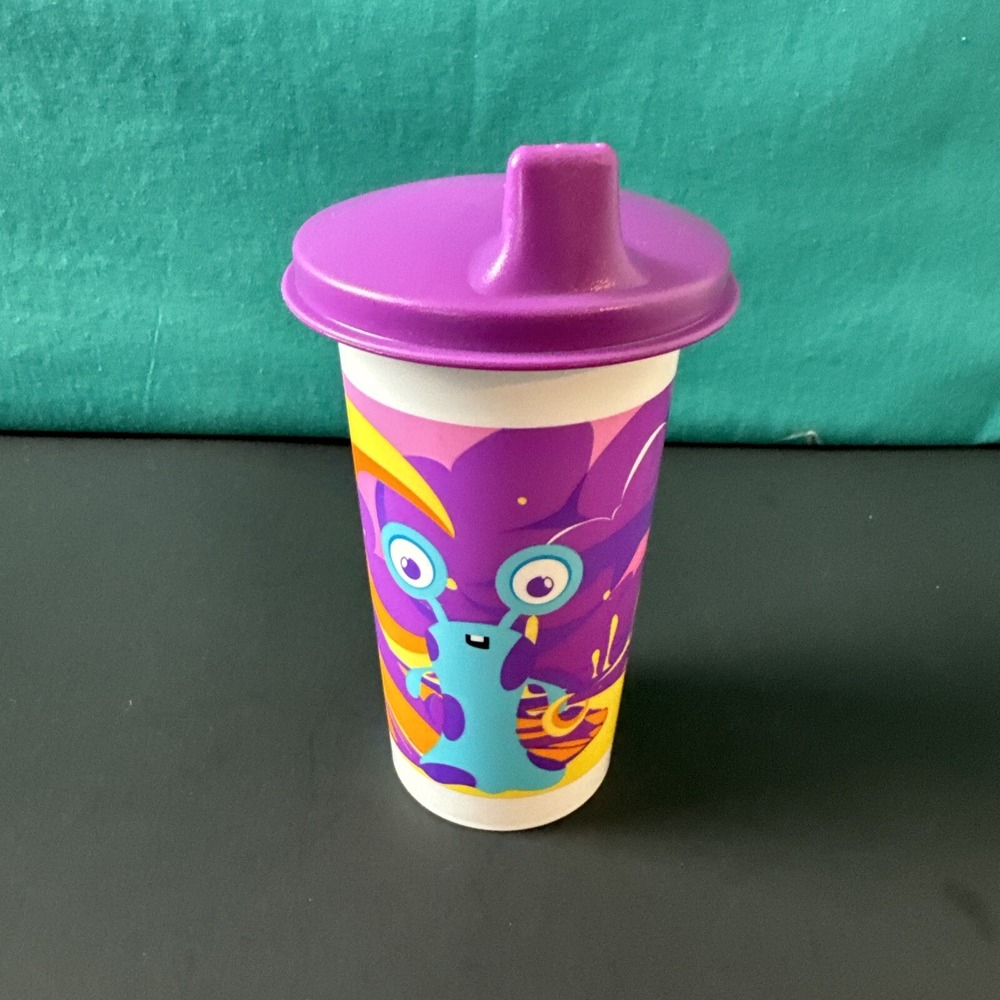 Tupperware Kids Tumbler Dome Sippy Seal Monsters 11oz /330ml Monster New